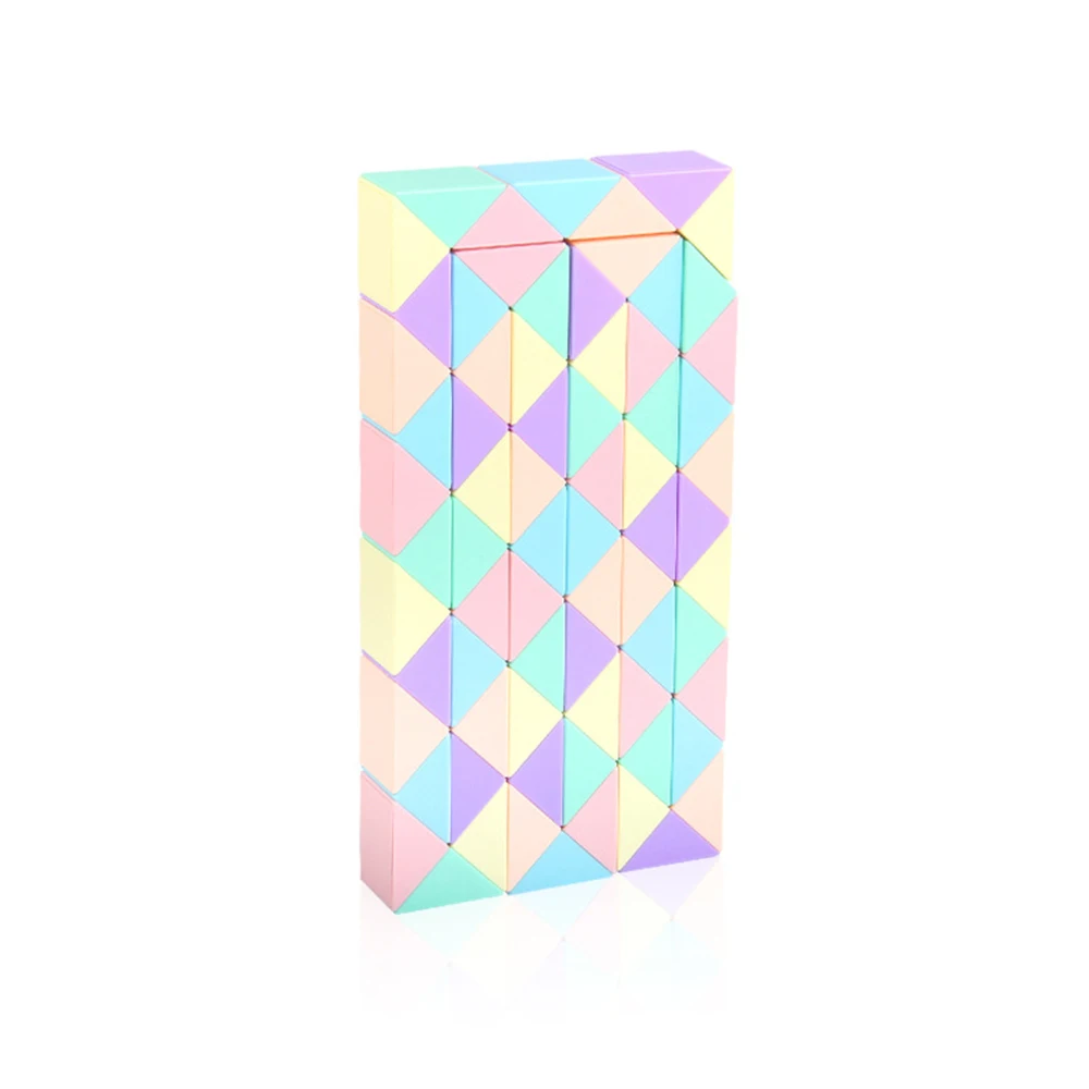 أطفال ماجيك حاكم 24/36/48/72 قطاعات ألعاب تعليمية الغريبة شكل للطي تشوه ماجيك حاكم ثعبان الخيال خلق اللعب