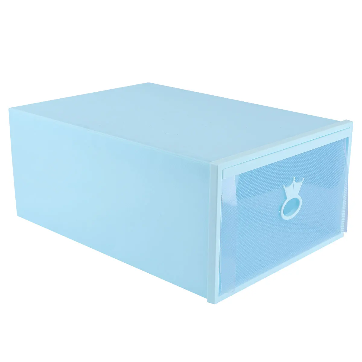 

Foldable Transparent Thickened Plastic Shoes Case Drawer-Type Rack Large Capacity Moisture-Proof Insect-Proof Easy Clean