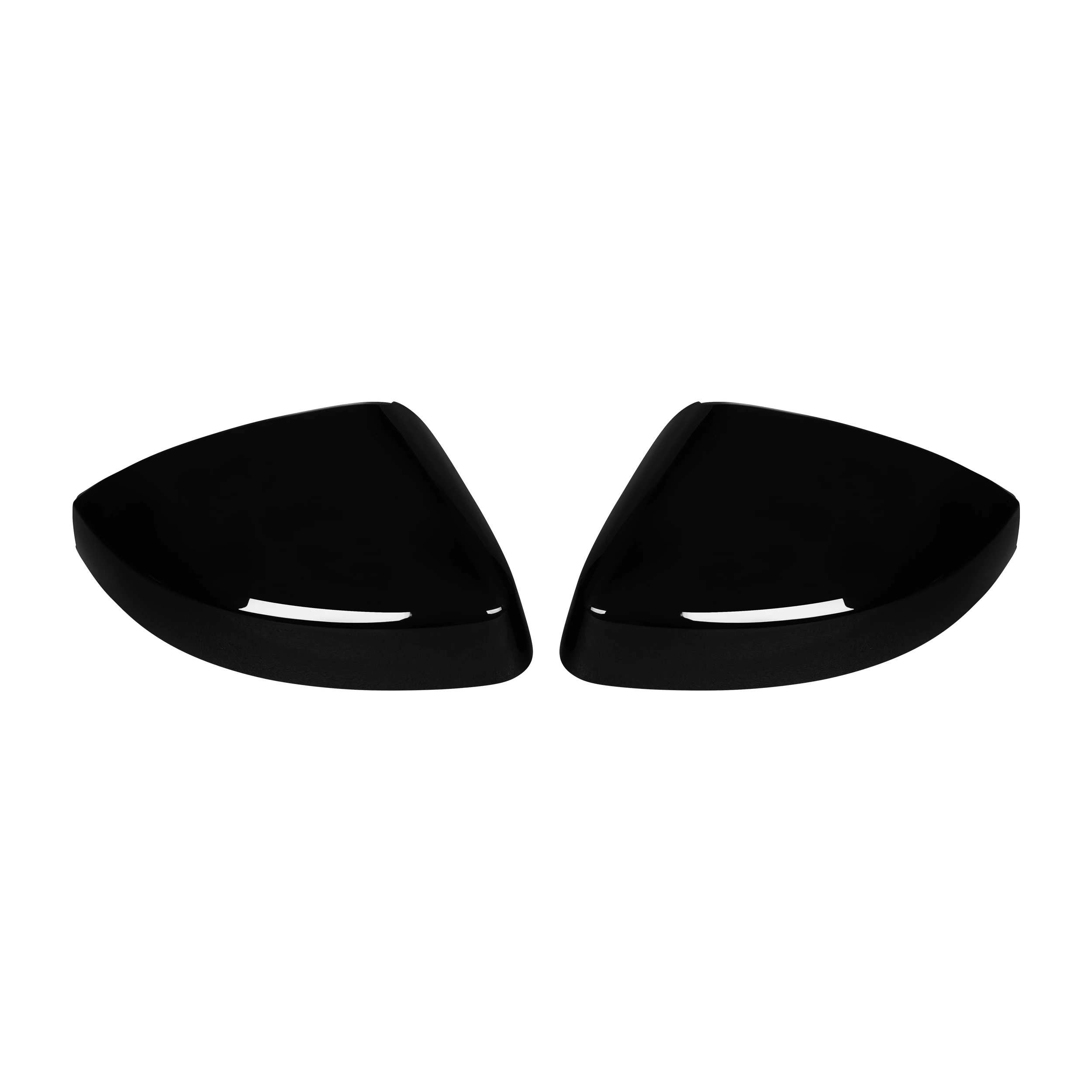 

ABS Gloss Black Mirror Caps Without Lane Assistant for A3 S3 2014-2019 A3 Mirror Cover