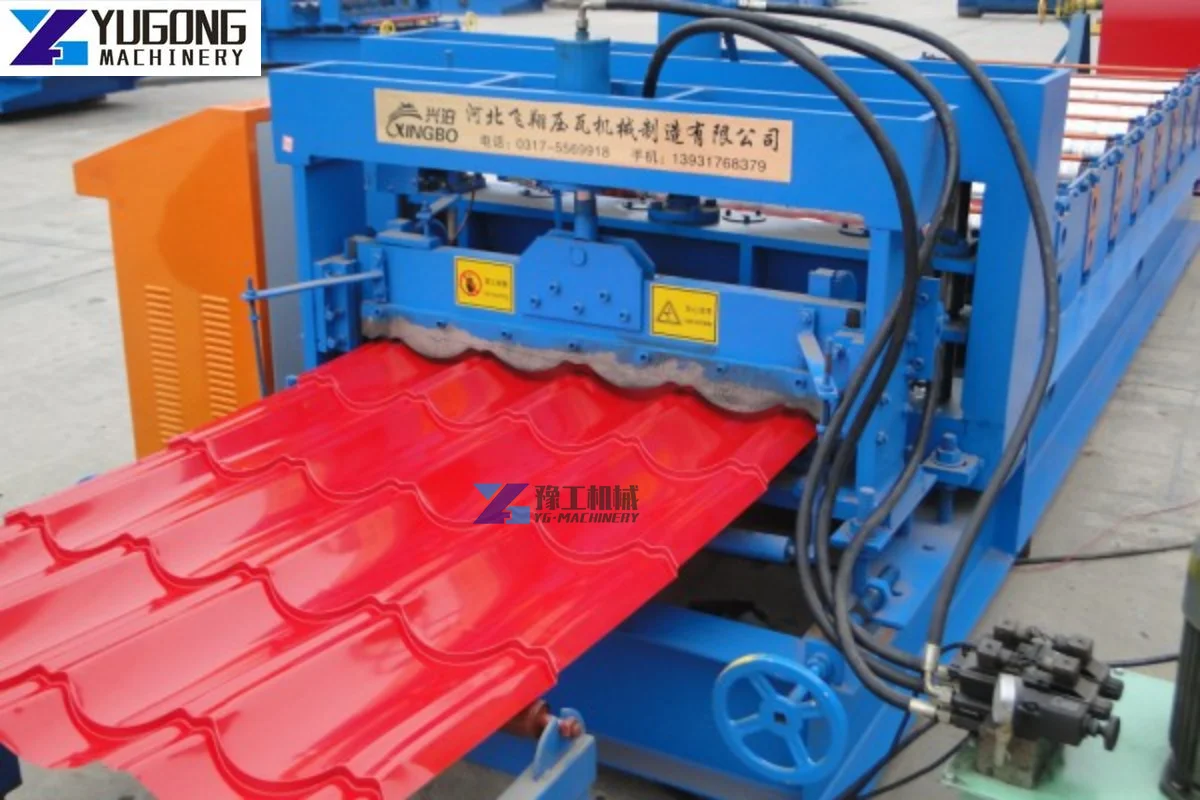 Aluminum Metal Glazed Tile Forming Machine New Double Layer Color Steel Roll Forming Machine Profile Making Machine