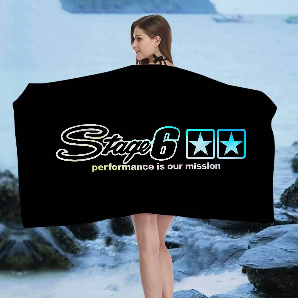 Fashion S-Stickers S-Stages 6 Anime Beach Swimming Towel Soft Absorbent Washcloth Children's Gifts For Kids Travel Camping Gym