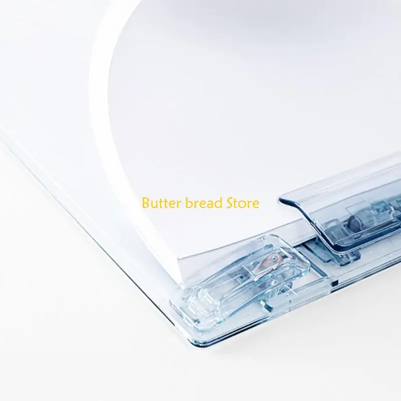 

W89C Clear Acrylic Clipboard 12.8x9In Writing Board Document Organiser Clipboard with Pen Clip and Measuring Ruler for Office