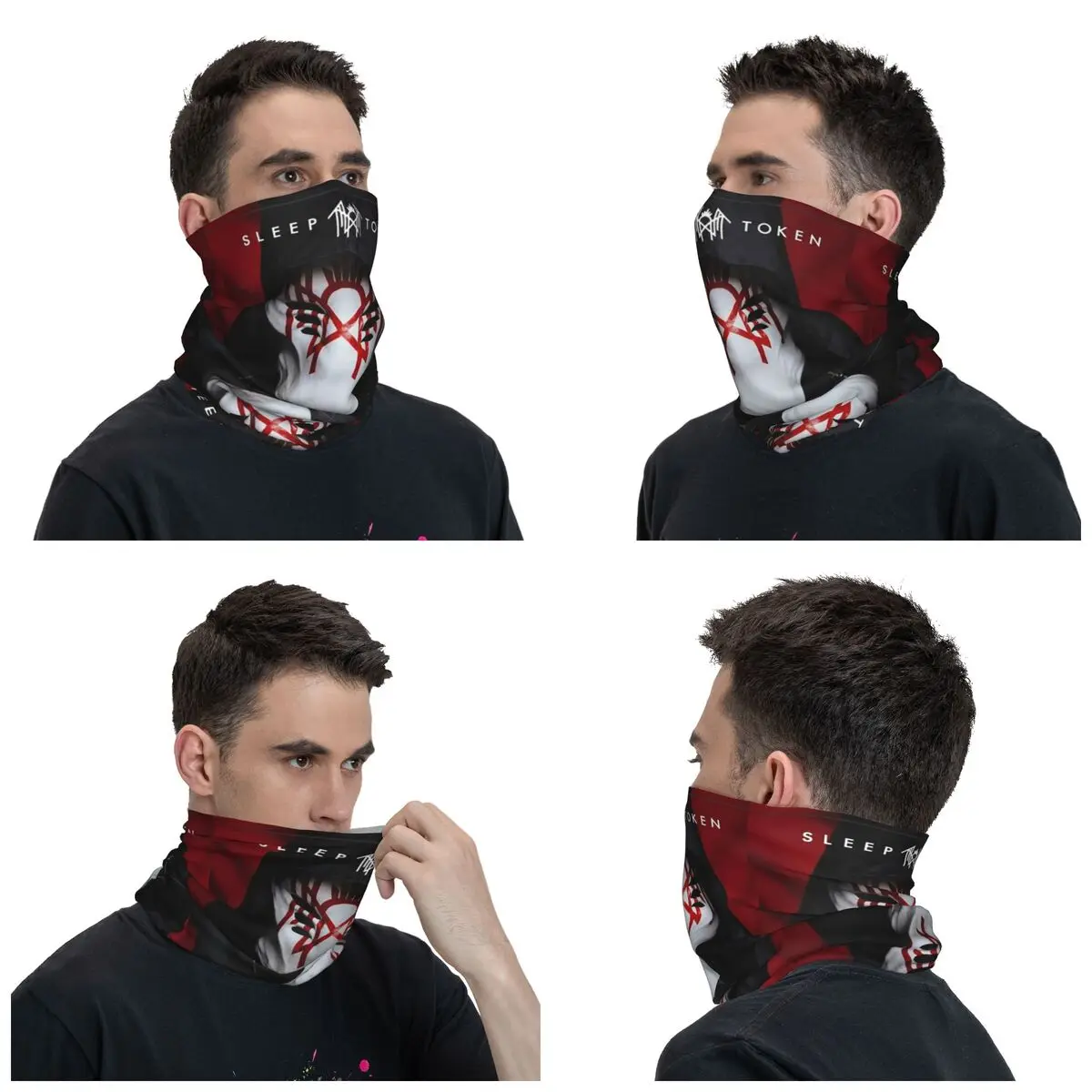 Para Ken-Multi-Uso Bandana Gótica para Homens e Mulheres, Tampa Do Pescoço, Envoltório Impresso, Lenço, Headwear, Equitação, Adulto, Respirável