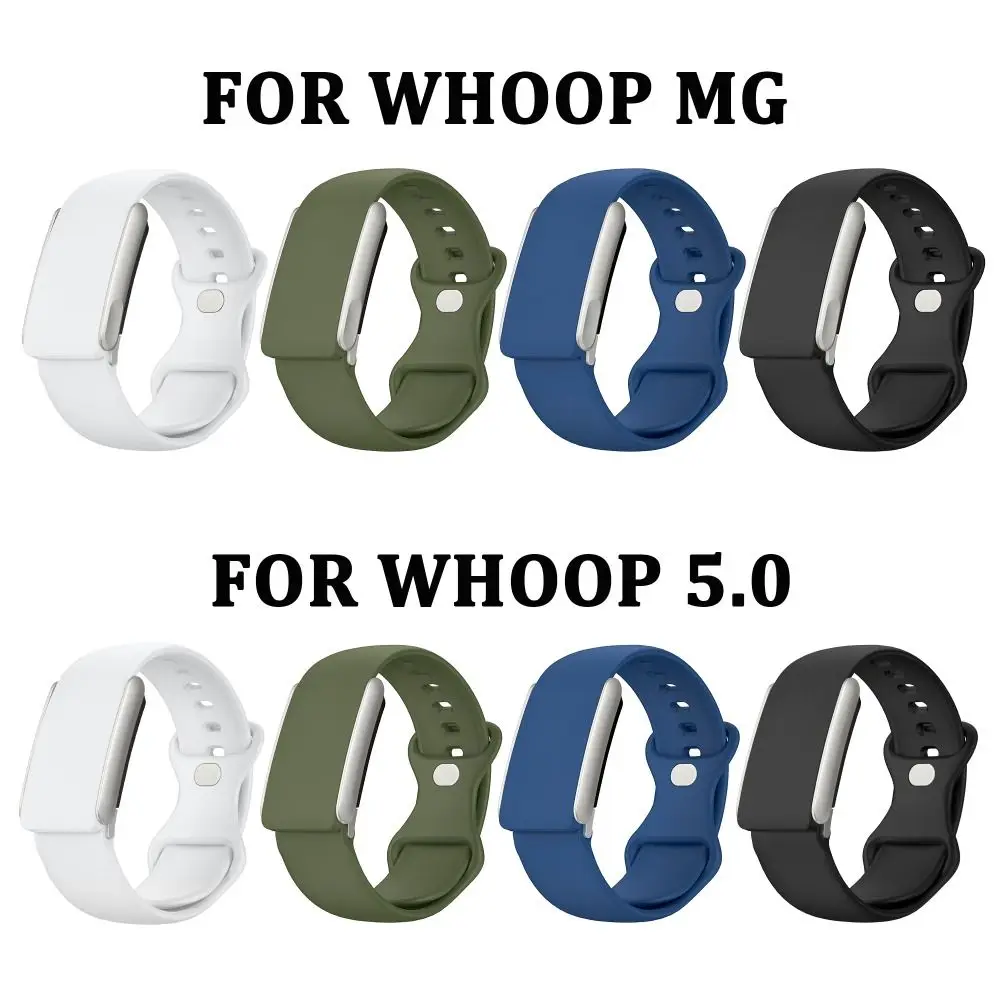 High Quality Replacement Silicone Strap Adjustable Soft Wristband Watchband for Whoop 5.0/MG Smart Band Accessories