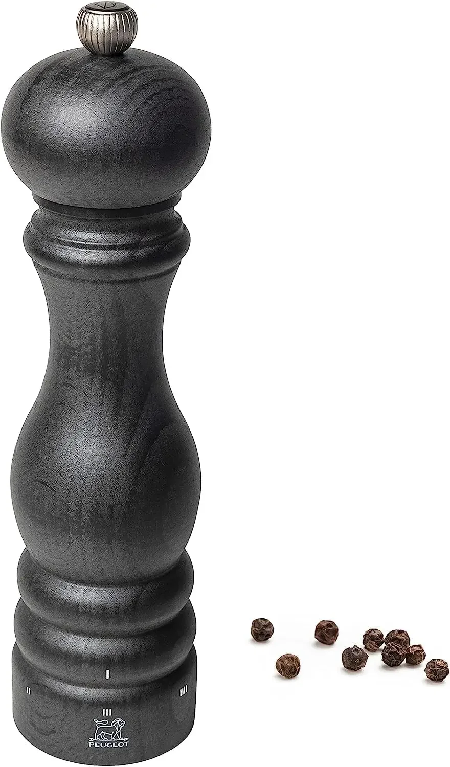 

2024 NEW - Paris U'Select Manual Pepper Mill - Adjustable Grinder - Beechwood, Graphite Finish 8.67in.