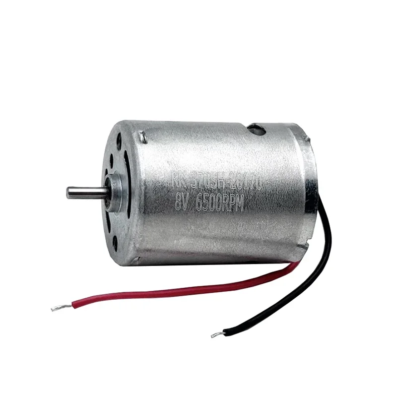 

RK-370SH-20170 Mini 370 Motor DC 5V 6V 8V 12V 9600RPM Micro 24mm Round Electric Carbon Brush Motor DIY Hobby Toy Fan Model