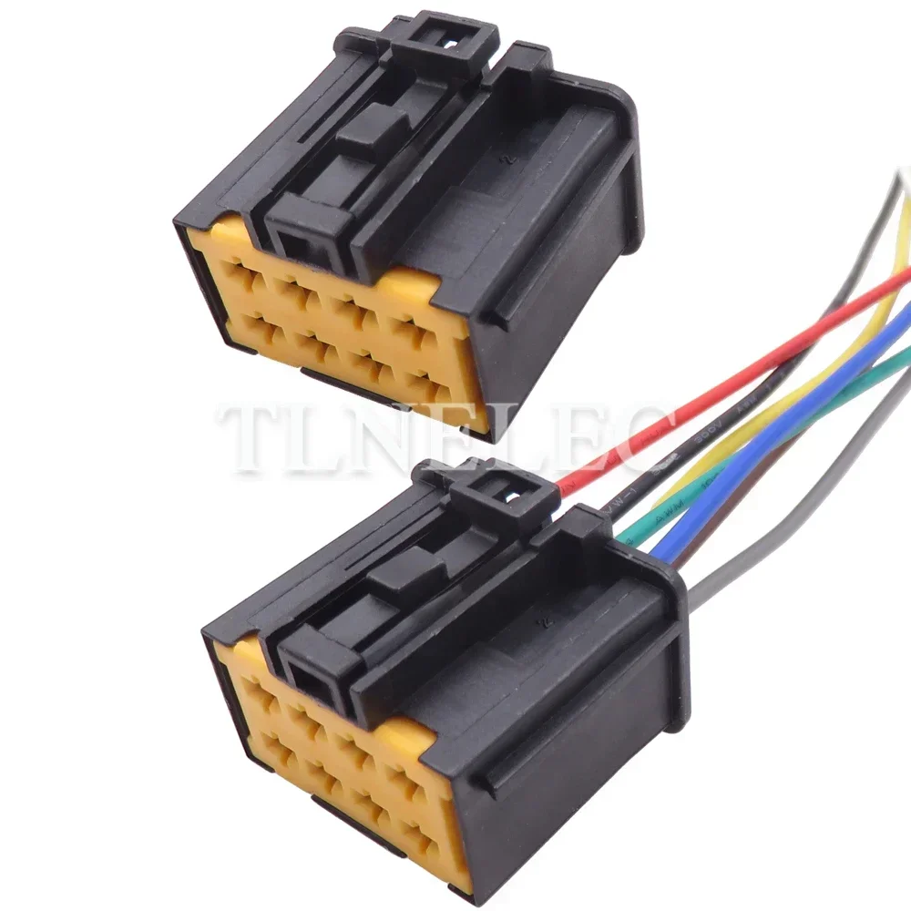 8 Pin Way Car Anti-theft Window Lifter Unsealed Socket with Wires Auto Wire Harness Connectors For Peugeot Citroen 98906-1011