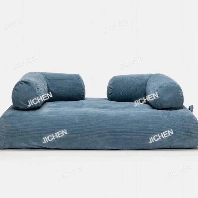 

Retro corduroy fabric sofa removable and washable living room household tofu block module sofa lazy leisure sofa bed