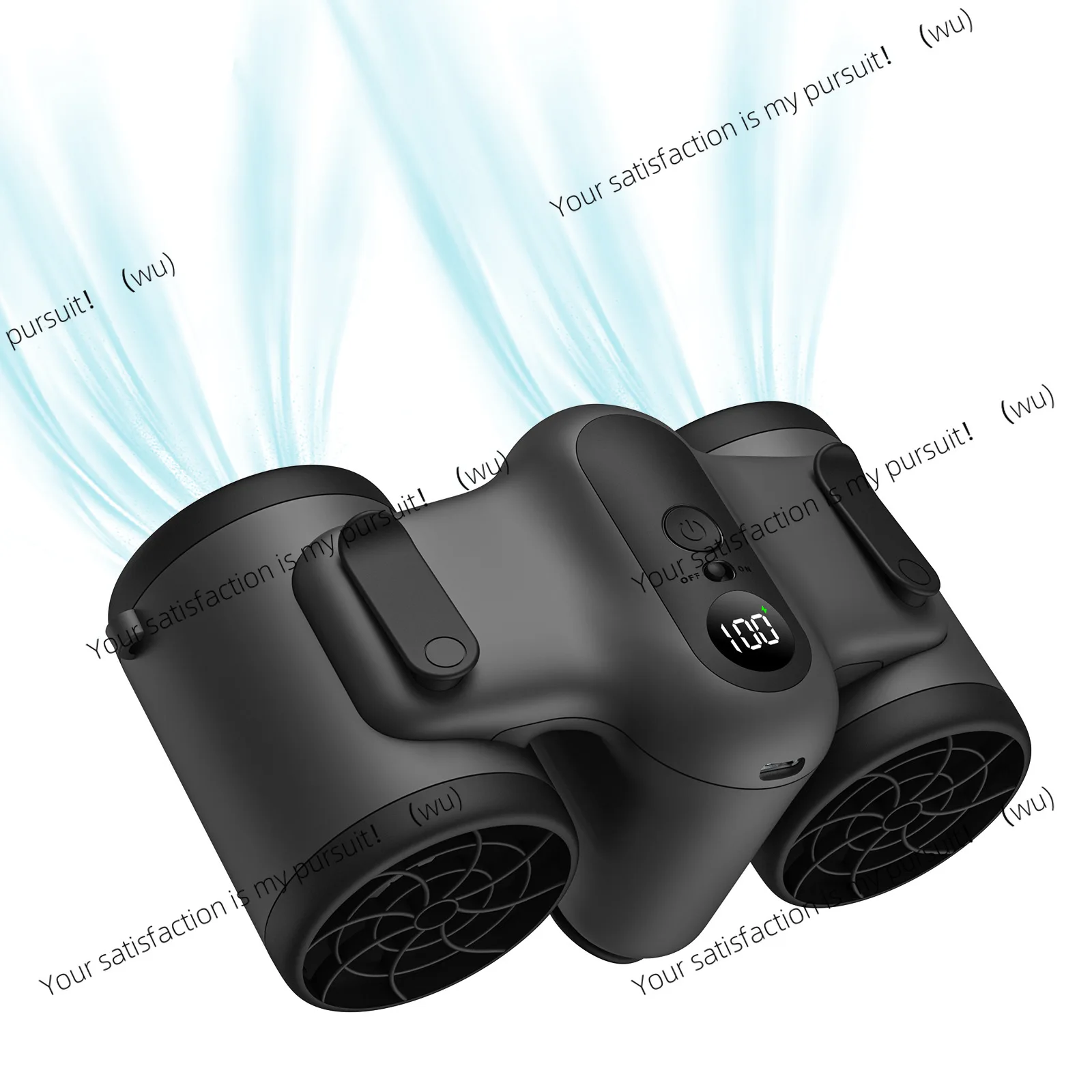 

Waist fan usb charging outdoor worker takeaway worker construction site waist waist small fan