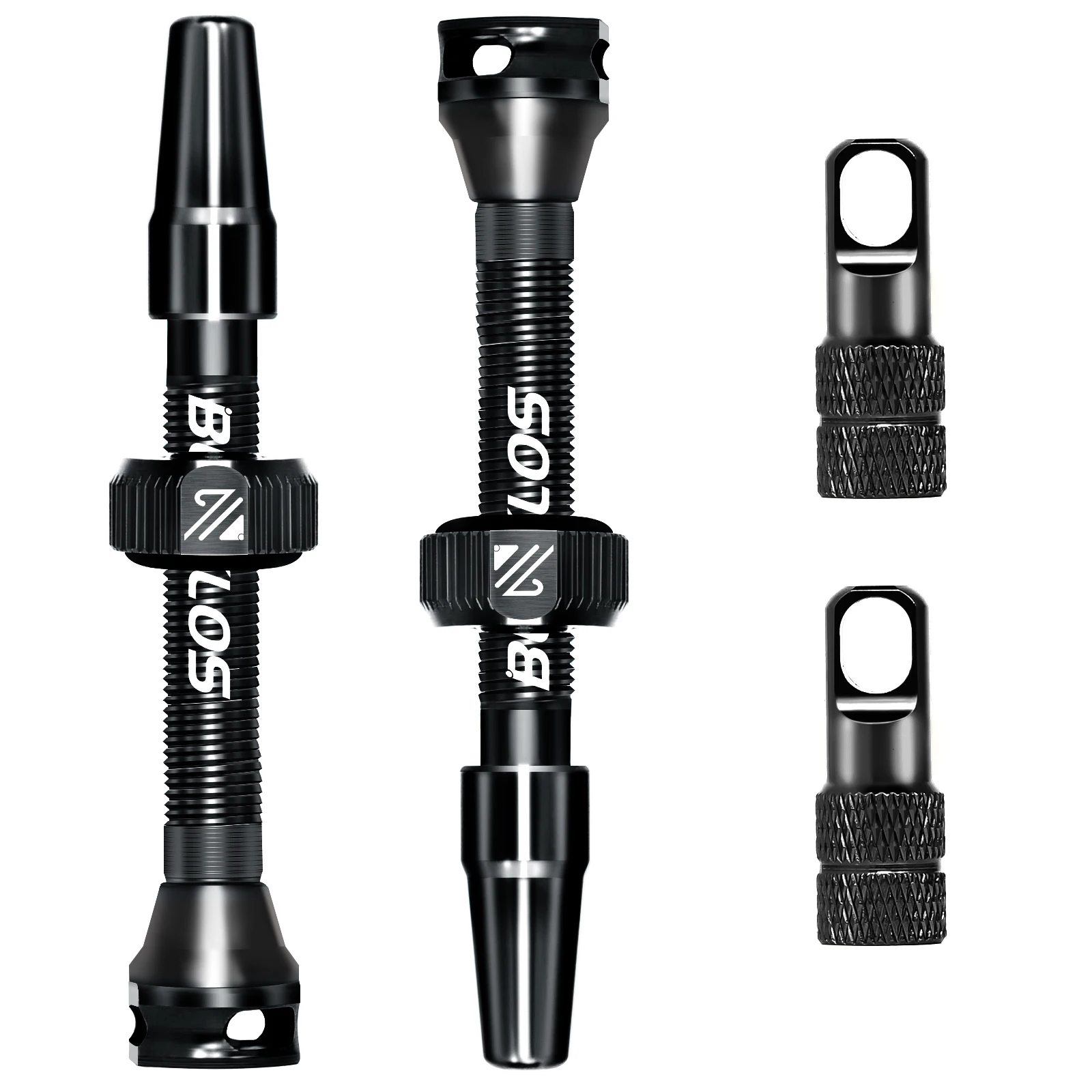 BUCKLOS Fahrrad Tubeless Ventil 40/44/55/60/80/100 MM Fahrrad Ventil Kappe Fahrrad Ventile Adapter F/V Zu A/V Rennrad Presta Ventile