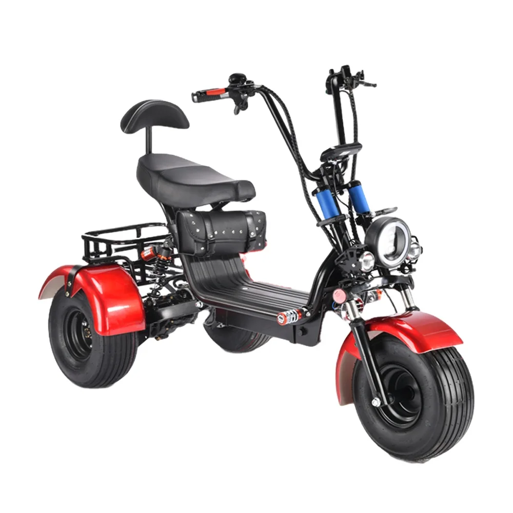 

Three-wheel Scooter T58 Hot Selling Electric 3 Wheel Open Electric Tricycles With Fat Tyre Citycoco