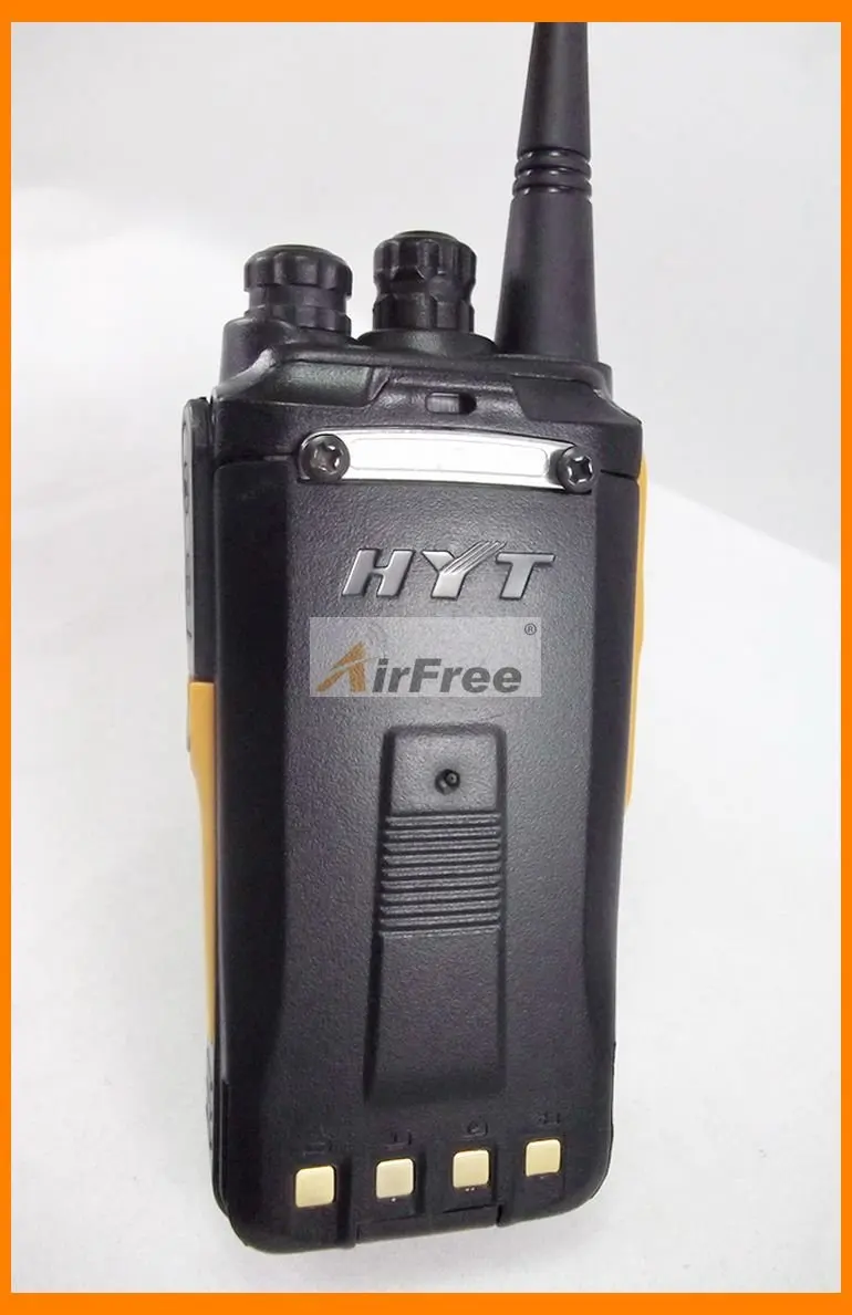 HYT TC-610 휴대용 워키토키, VHF UHF 양방향 인터콤, 1200mAh 표준 배터리, 5W