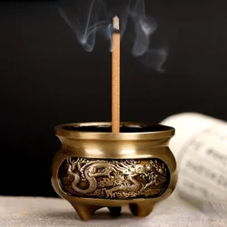 Alloy Small Incense Burner Thread Incense Insert Set Home Indoor Office Ritual Buddha Aromatherapy Creative Tea Room Decoration