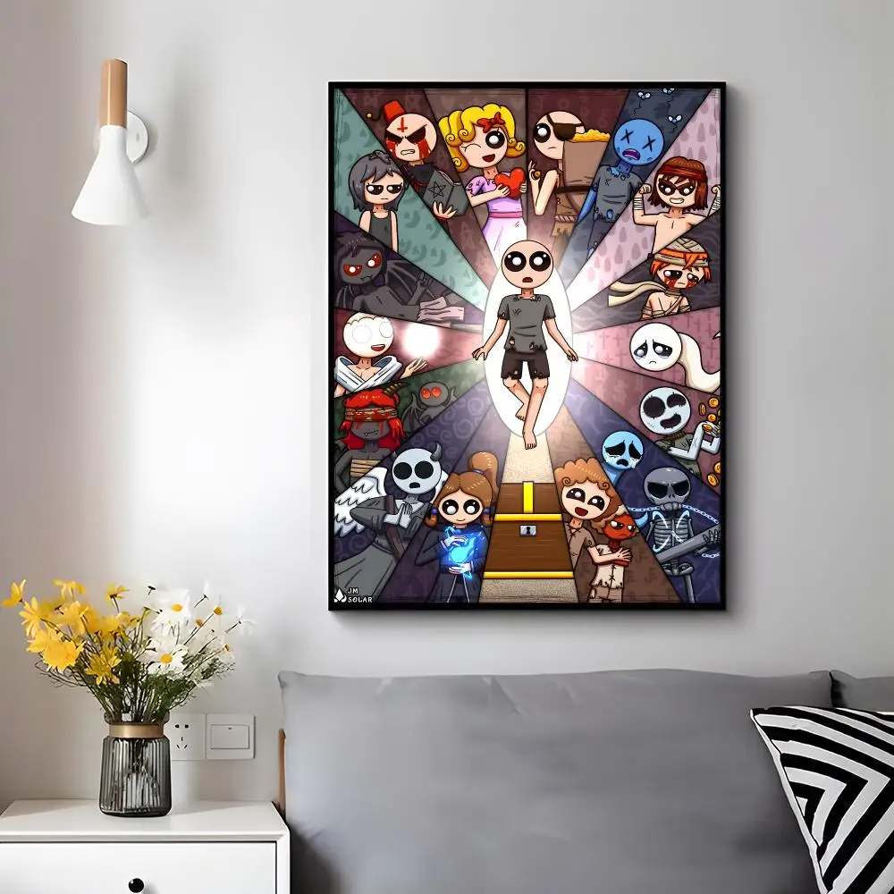 Roguelike Game T-the Binding of Isaac Poster Modern Luxury Wall Poster Home Decor Space Enhancer