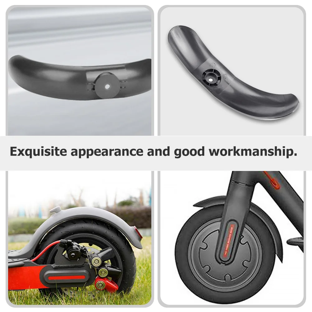

1Set Electric Scooter Mudguard Bracket Front Rear Shock Absorbing Stable Scooter Replacement Accessory Front and Rear Mudguard