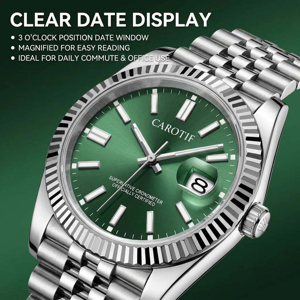 New Women Mechanical Watch High end Luxury Elegant Calendar Small dial Steel Band Leisure Women\'s Mechanical wrist watches