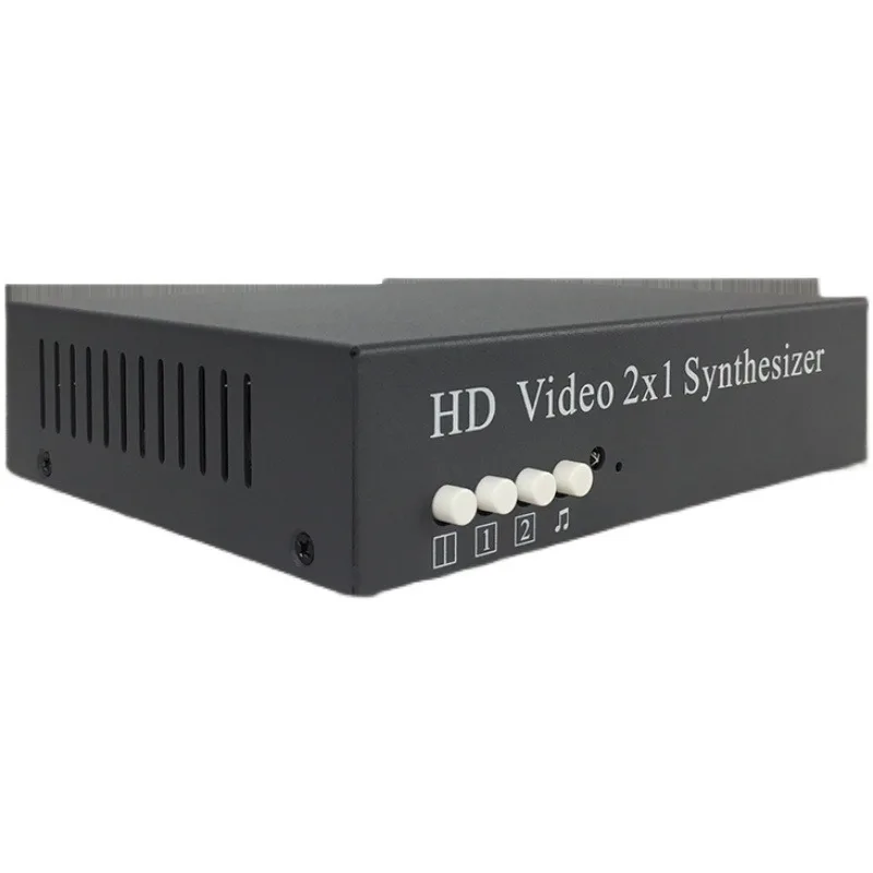 Professional HDMI 2 Channel Video Multiplexer 2-in1 Out with Picture-in-Picture Function Seamless Switching Quad Multiviewer 2x1