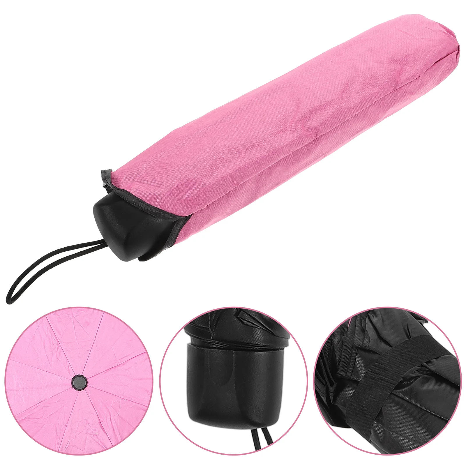 

Wateractivated Blooming Design Pink Folding Umbrella Uv Protection Compact Portable Rain Sun Umbrella For Women Travel