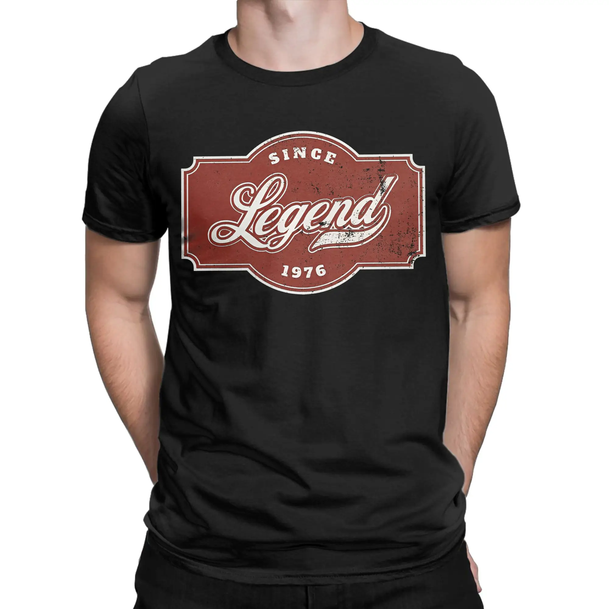 Men Women's Generation X 1976 Legend T Shirts  Pure Cotton Clothes Vintage Short Sleeve Crewneck Tees Graphic Printed T-Shirt