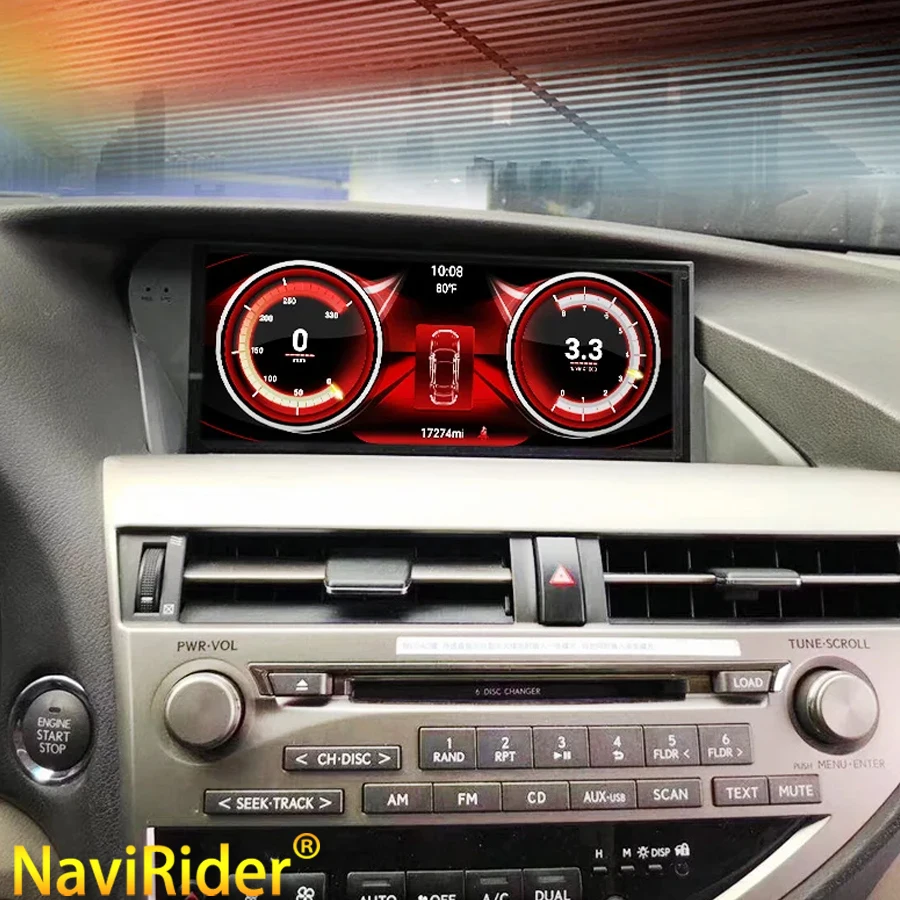 10,25-дюймовый автомобильный радиоприемник Qualcomm 665 Android для LEXUS RX RX350 RX450h RX300 RX270 RX350L 2009-2014 Carplay Audio