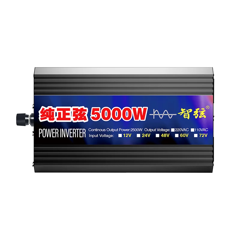 

5000W pure sine wave inverter 12v24v48v60v72v to 110v/220v car home high power power converter