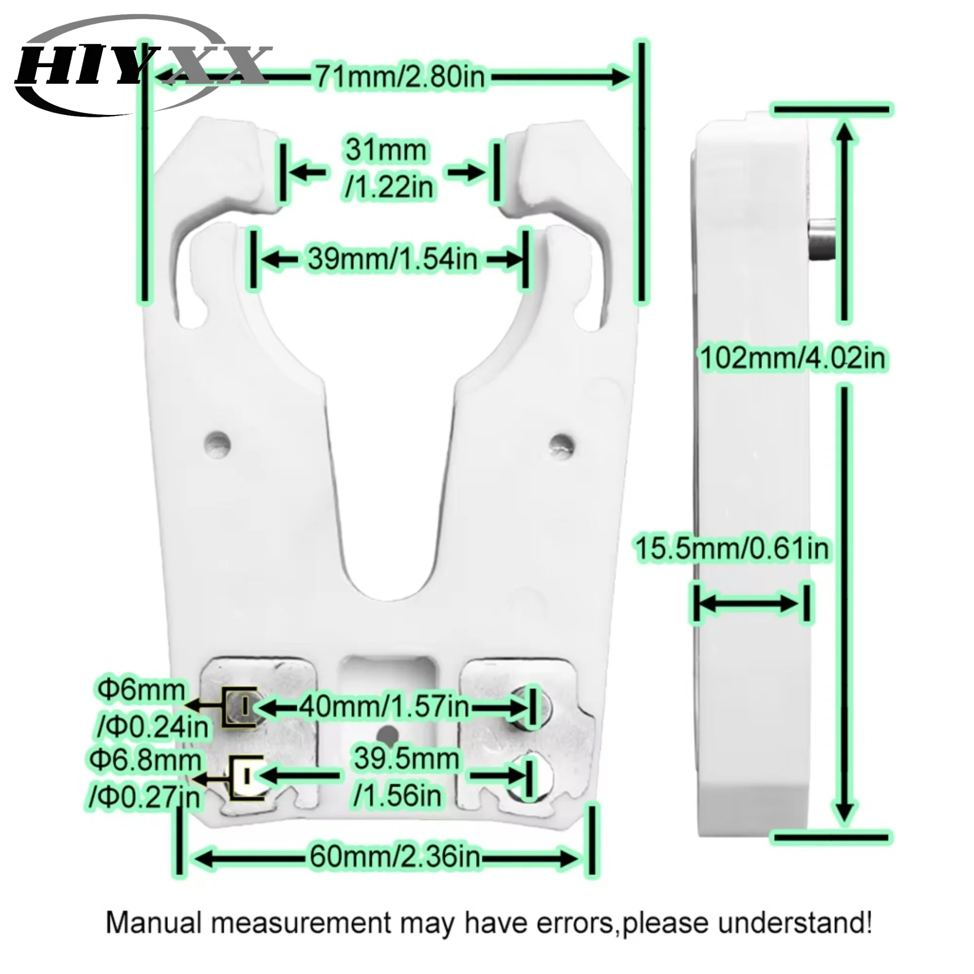 NBT30 ATC Tool Gripper Tool Holder Claw Tool Clip Automatic Tool Changer Fork For CNC Router Milling Machining Center Replacemen