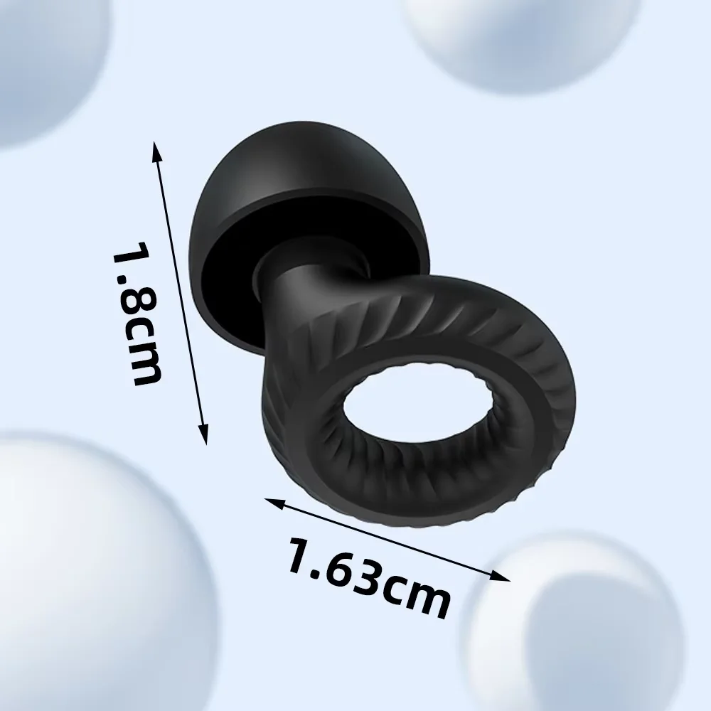 Silicone Soft Earplugs with Lanyard Waterproof Sound Insulation Washable Ear Blocks for Swimming And Showering Diving Earplug