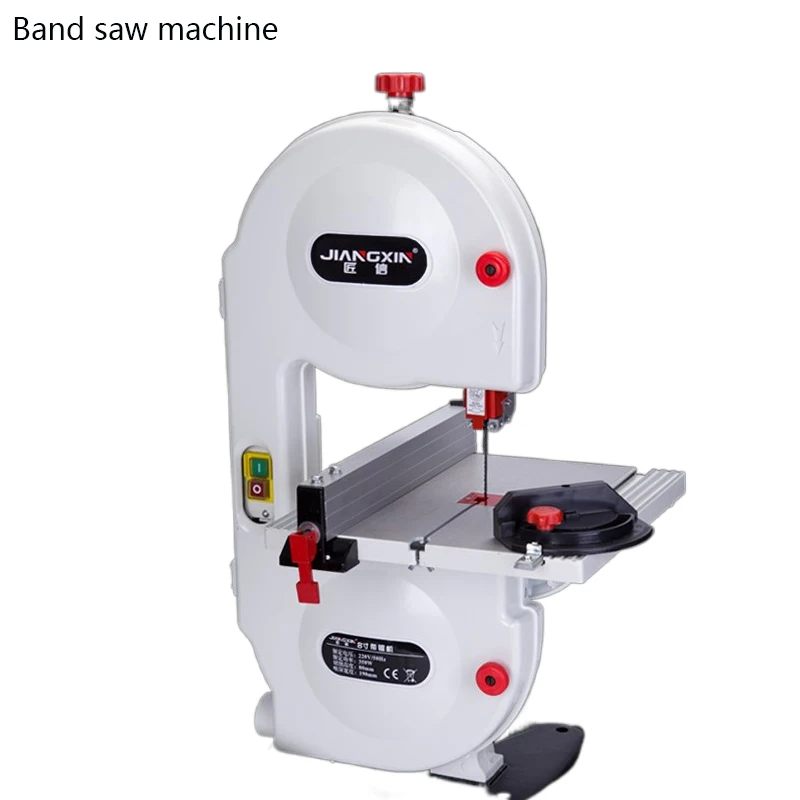 Small Household Band Saw Machine, Micro Metal Curve Cutting Machine, Capable of Cutting Hard Wood Bones, Plastic Metals, and Acr