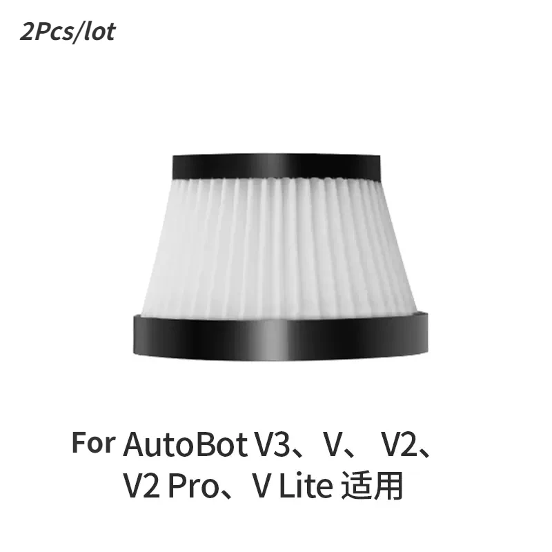 2Pcs for AutoBot Car Vacuum Cleaner V V2 V3 V2pro Filter Accessories