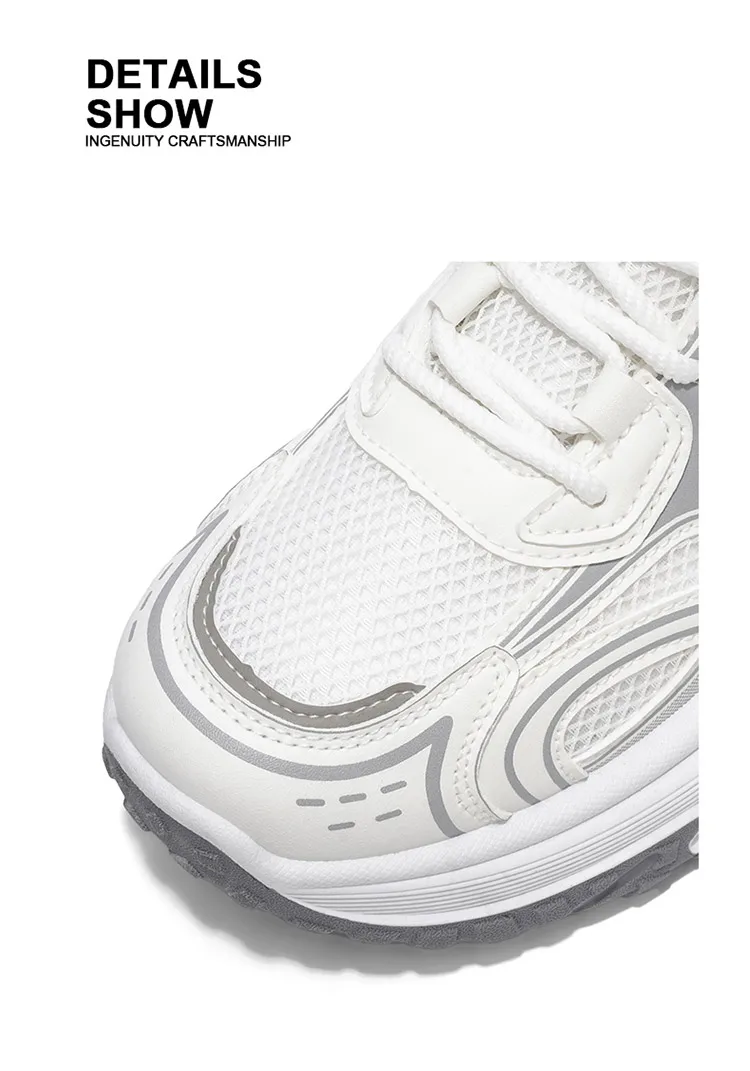 Men's Chunky Dad Sneakers Breathable Mesh Running Shoes 3 Colors – Detail 3