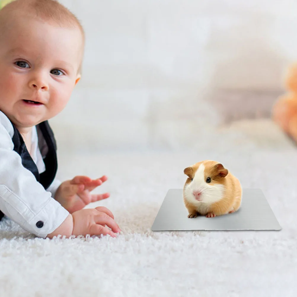 

3Pcs Hedgehog Cooling Board Portable Lightweight Summer Pet Rest Mat Hamster Platform Hamster Bed Hedgehog Cooling Board