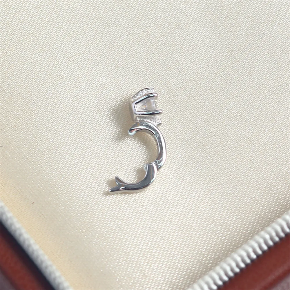 S925 Sterling Silver Jewelry Clasp for DIY Necklace Bracelet Jewelry Findings Connector Hook 925 Silver Clasps Crafting Supplies