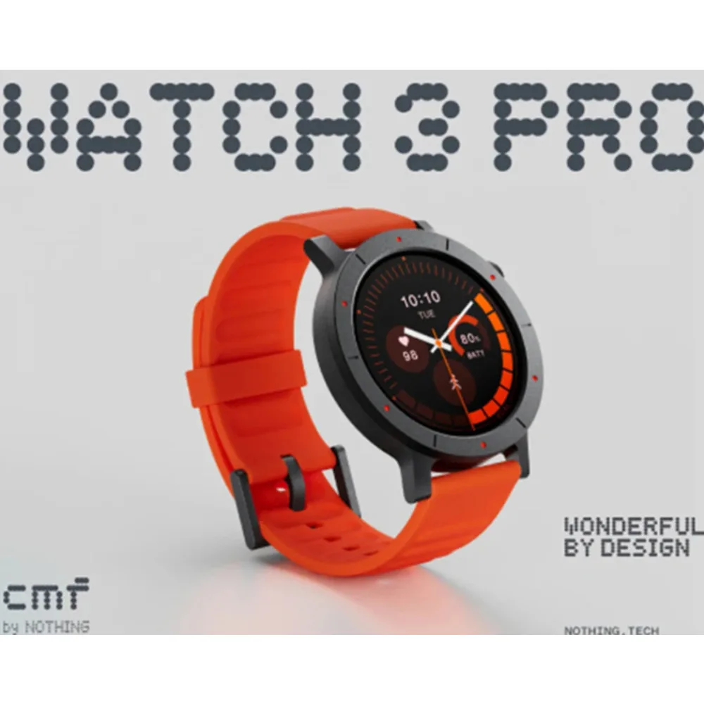 CMF BY NOTHING WATCH 3 PRO SMART BLUETOOTH WATCH 1.43 INCH AMOLED SCREEN GPS SPORTS MAN SMARTWATCH WATERPROOF ORIGINAL WATCHES