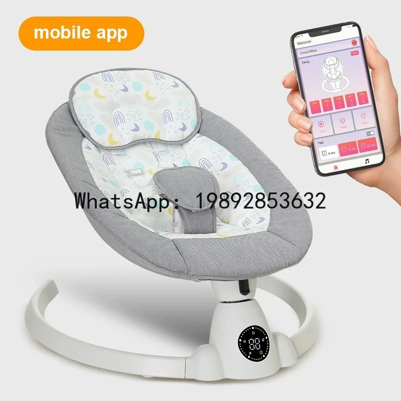 كرسي هزاز الطفل سوينغ كرسي متأرجح بالجملة كرسي هزاز للتحكم عن بعد بلوتوث