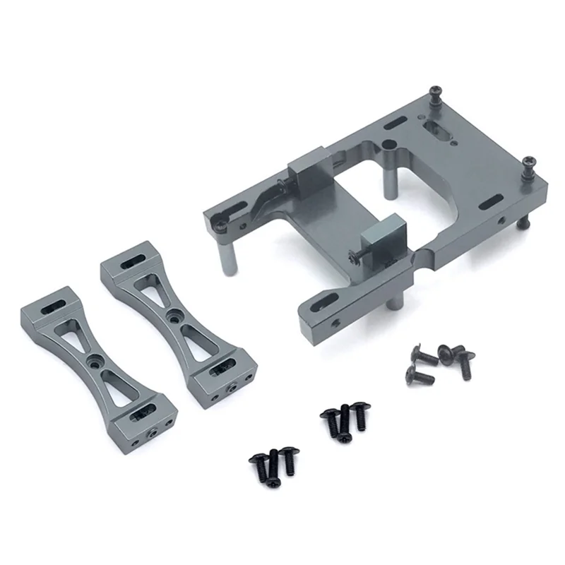 DELAM-Metalen Servo Beugel Crossbeam Set Voor WPL C14 C24 B14 B24 MN D90 MN99S RC Auto Upgrades onderdelen Accessoires