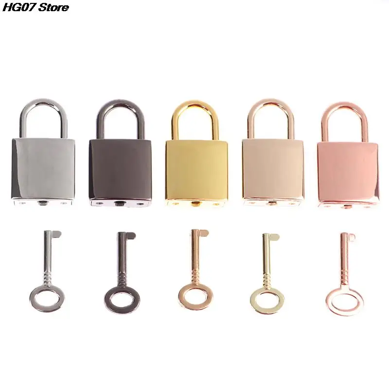 New Mini Metal Padlocks Key Luggage Lock With Key For Jewelry Box Storage Box Diary Book Suitcase Bag Lock Padlock Set