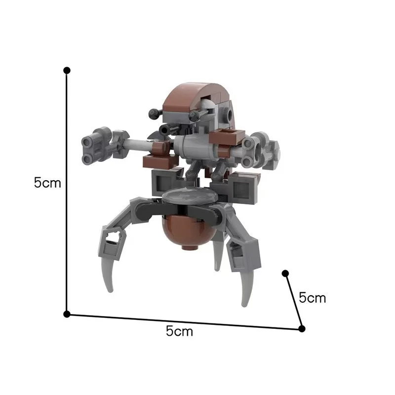 MOC かわいいミニ楽しくて面白いビルディングブロック デストロイヤーロボットプラネットシリーズブロック知育玩具で実践スキルを向上させます。