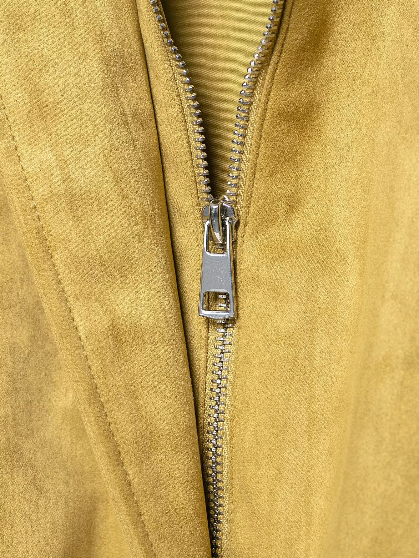 DEEABAE المرأة الخريف نمط جديد الأوروبية والأمريكية عارضة فضفاضة ومتعددة الاستخدامات الجلد المدبوغ تأثير الطيار سترة معطف فوقي #4