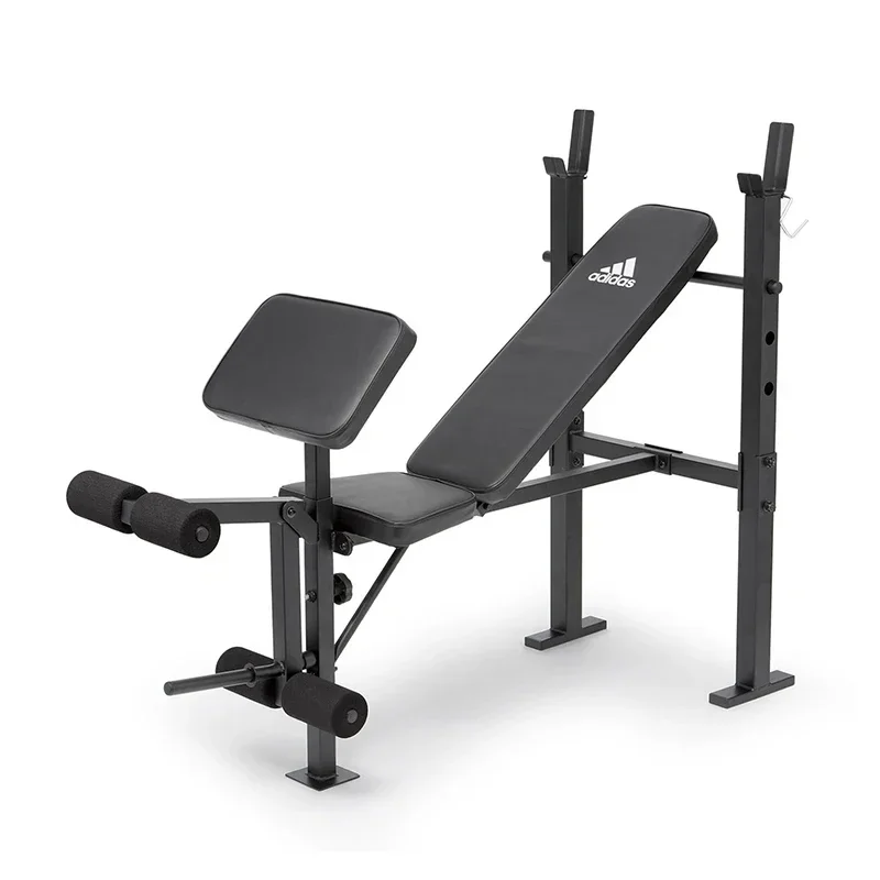 Home Training Fitness Gym Workout Weight Lifting Workout Adjustable Squat Dumbbell Bench Rack with Bench Press