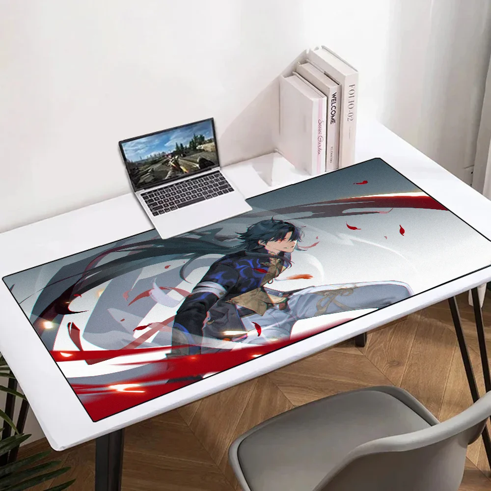 

Blade Honkai Star Rail Mousepad Mouse Mat Desk Mat With Pad Gaming Accessories Prime Gaming XXL Keyboard Pad Padding Mat