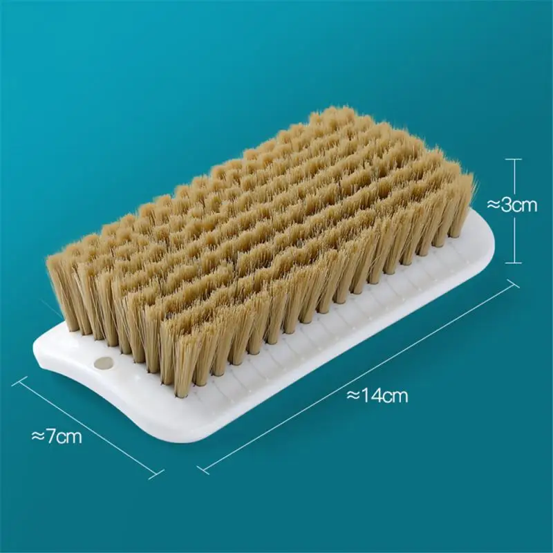 

Plastic Shoe Brush Reliable Multipurpose Ergonomic Design Gentle On Clothes Anti-slip Handle Laundry Supplies Brush Convenient