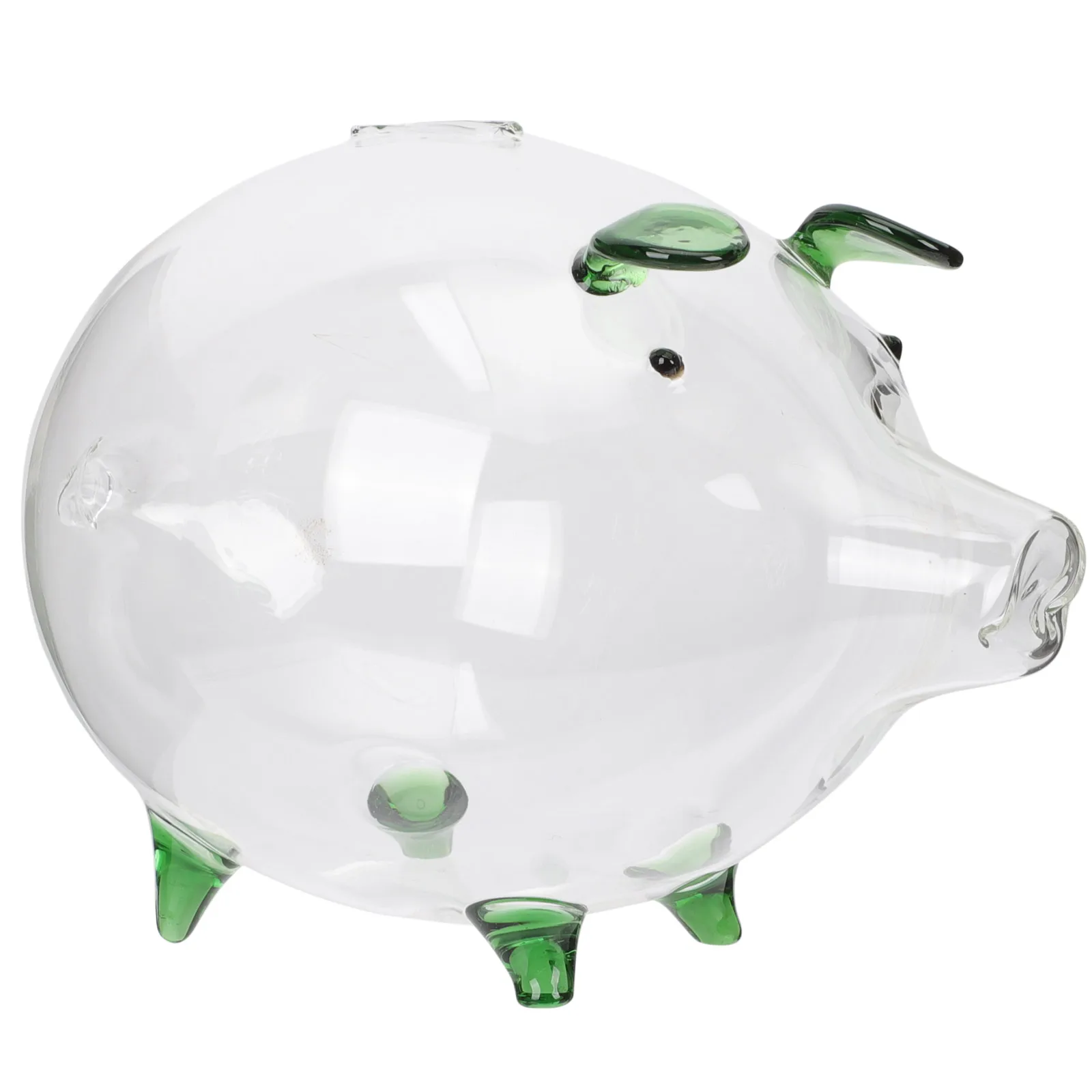 

Glass Transparent Piggy Bank Lovely Pig Shape Coin Money Pot Desktop Saving Box for Glass Piggy Bank Creative Money Box