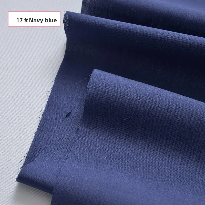 Soft 100% Cotton Lining Fabric By The Meter for Children's Clothing Hanfu Dresses Sewing Summer Skin-friendly Cloth Plain Thin - view 4
