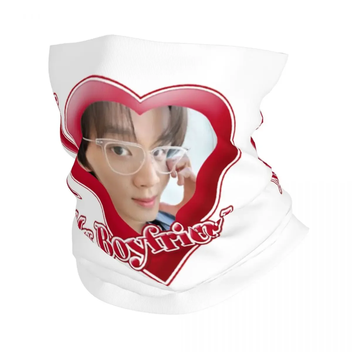 NCT Haechan I Love My Boyfriend Bandana Neck Gaiter Printed Face Scarf Multifunction Headband Riding Unisex Adult Washable