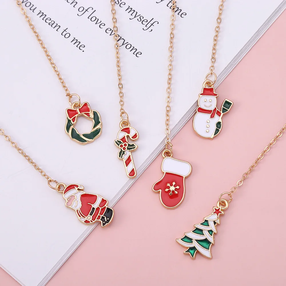 Creative Christmas Bookmark Cute Santa Claus Snowman Reindeer Pendant Page Marker Book Clip Christmas Gifts Stationery Supplies