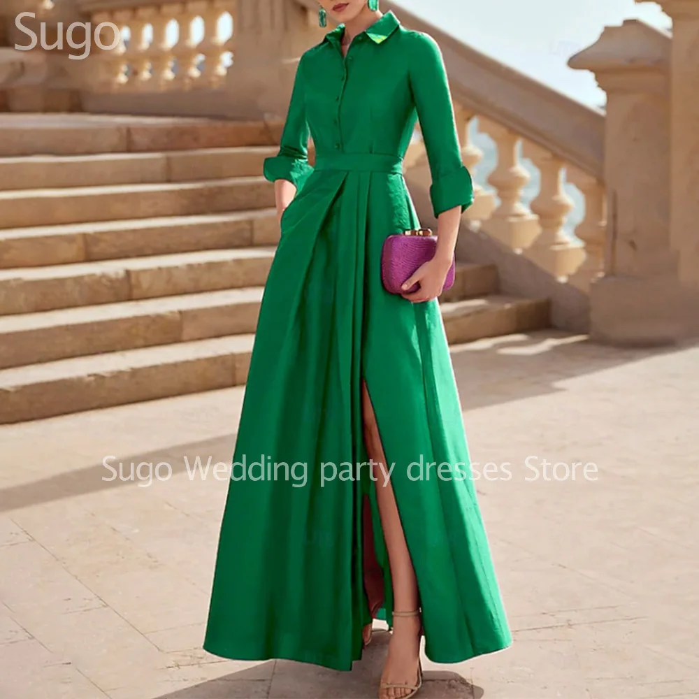 

Индивидуальный пошив: Новинка! Элегантные длинные платья для матери невесты, в пол, А-силуэт, для вечерних мероприятий, свадебных гостей, наряд для жениха, 2026