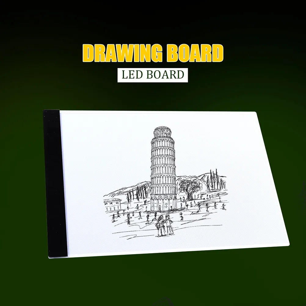 A4 LED Light Box Thin Artist Light Pad Glass Tracing Board Energy Efficient Bright for Drawing Sketch Animation Calligraphy