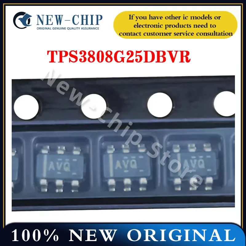 

2 шт.-50 шт./лот TPS3808G25DBVR трафаретная печать AVQ SOT23-6 чип монитора тока новый оригинальный TPS3808G25