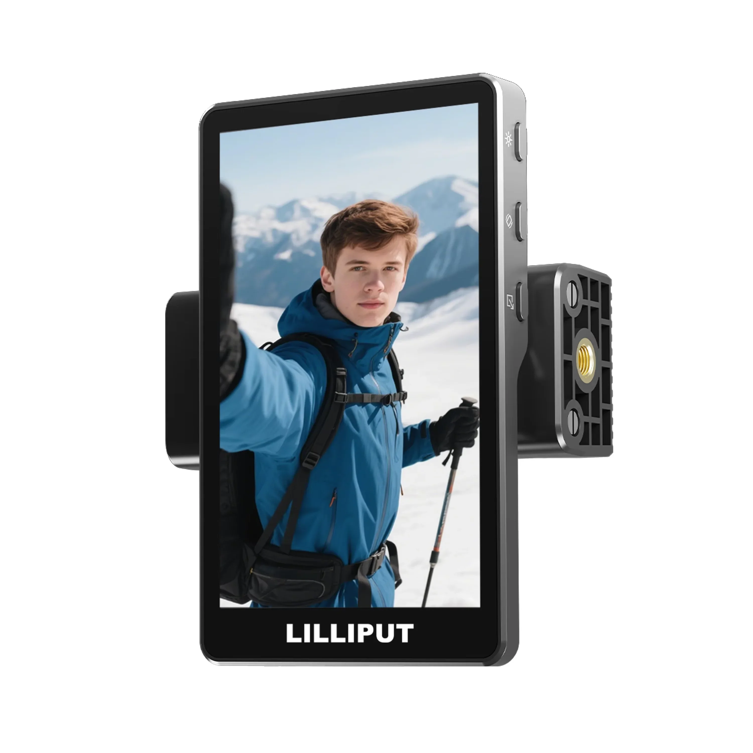 

In stock Lilliput V4 HD MI USB Input Mirroring Connection Phone Magnetic Mounting USB C Output Mini 4 Inch Vlog Selfie Monitor
