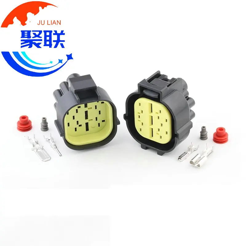 1Set 15Pin 2-85262-1 85223-1 368301-1 85222-1 AC Assembly Auto Rearview Mirror Switch Electric Socket For Toyota Car Plug